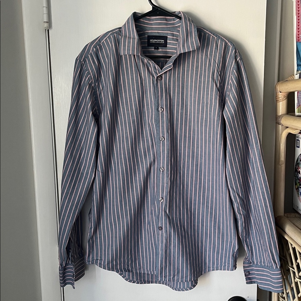 Kevingston Striped Button-Up Shirt